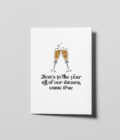 The Year Our Dreams Came True Card COVER: Here’s to the year all of our dreams came true | ampersand & ampersand