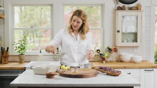 Crate & Barrel in the kitchen | ampersand & ampersand content creation