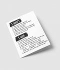 iwontiwill card | ampersand & ampersand