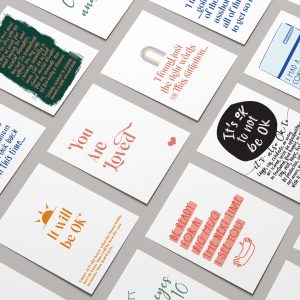 flat lay quarantine cards multi pack | ampersand & ampersand