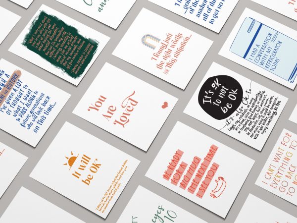 flat lay quarantine cards multi pack | ampersand & ampersand