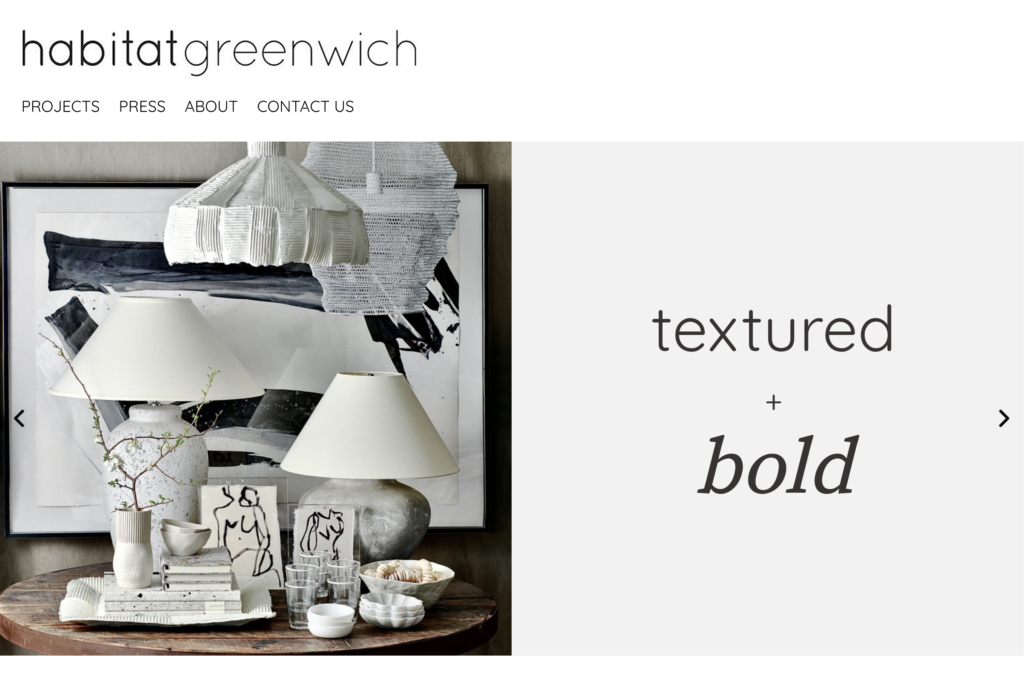 Habitat Greenwich textured and bold | YesAndAndAnd