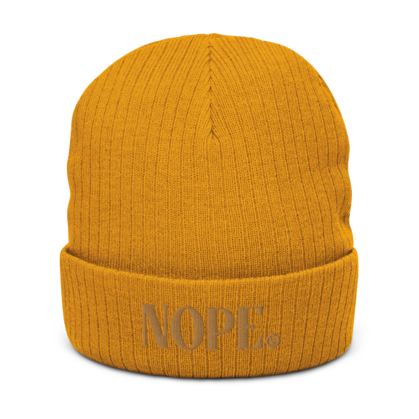 Nope ✨recycled cuffed beanie - Image 4
