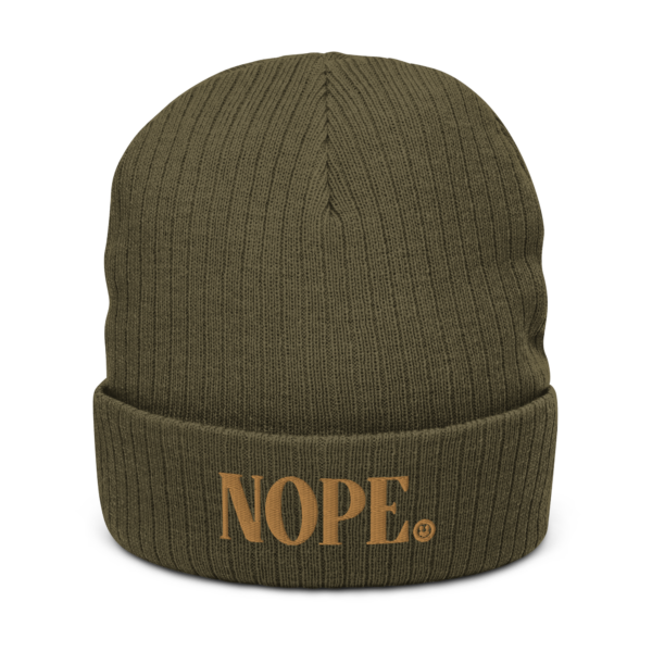 Nope ✨recycled cuffed beanie - Image 3