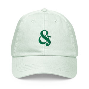 Ampersand pastel baseball hat